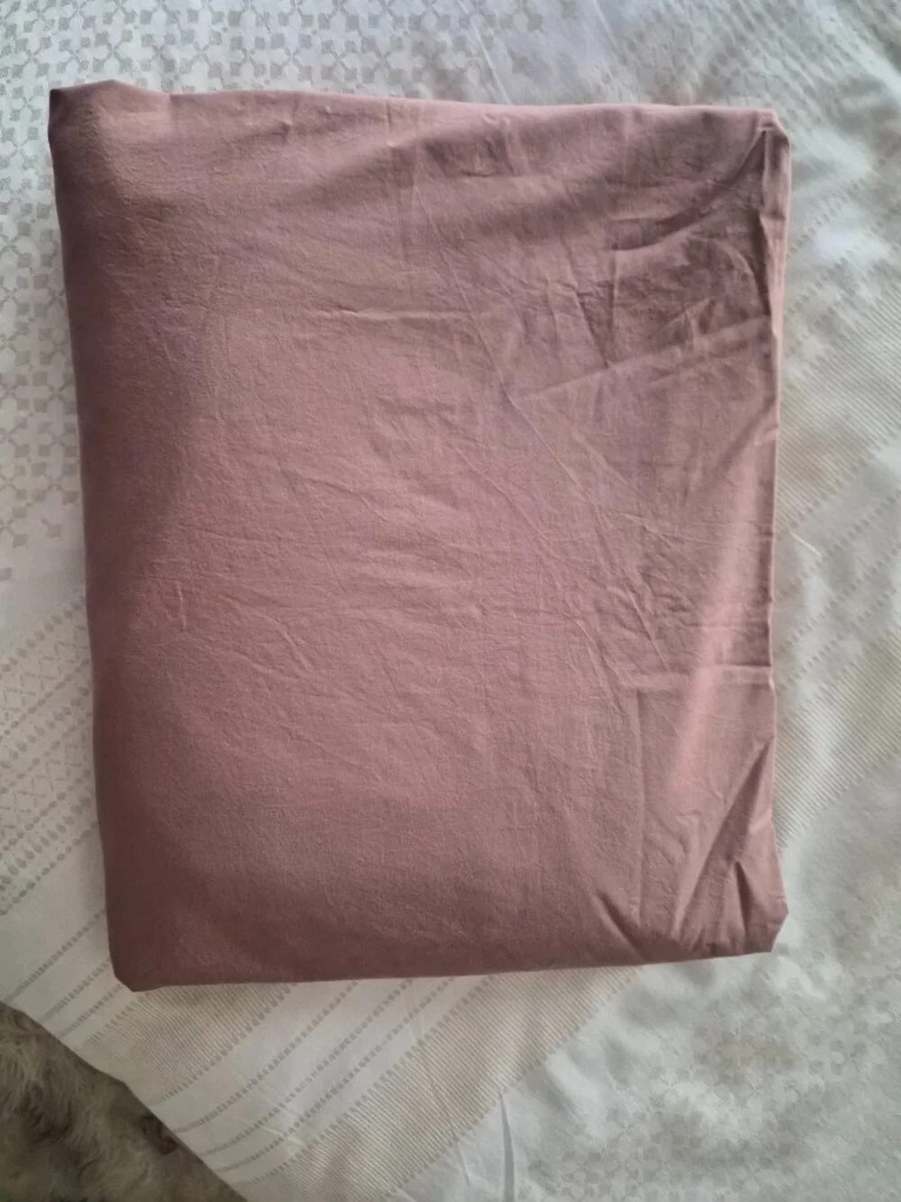 Parachute Percale Duvet Cover -  King/Cal King – Clay – New Without Tags